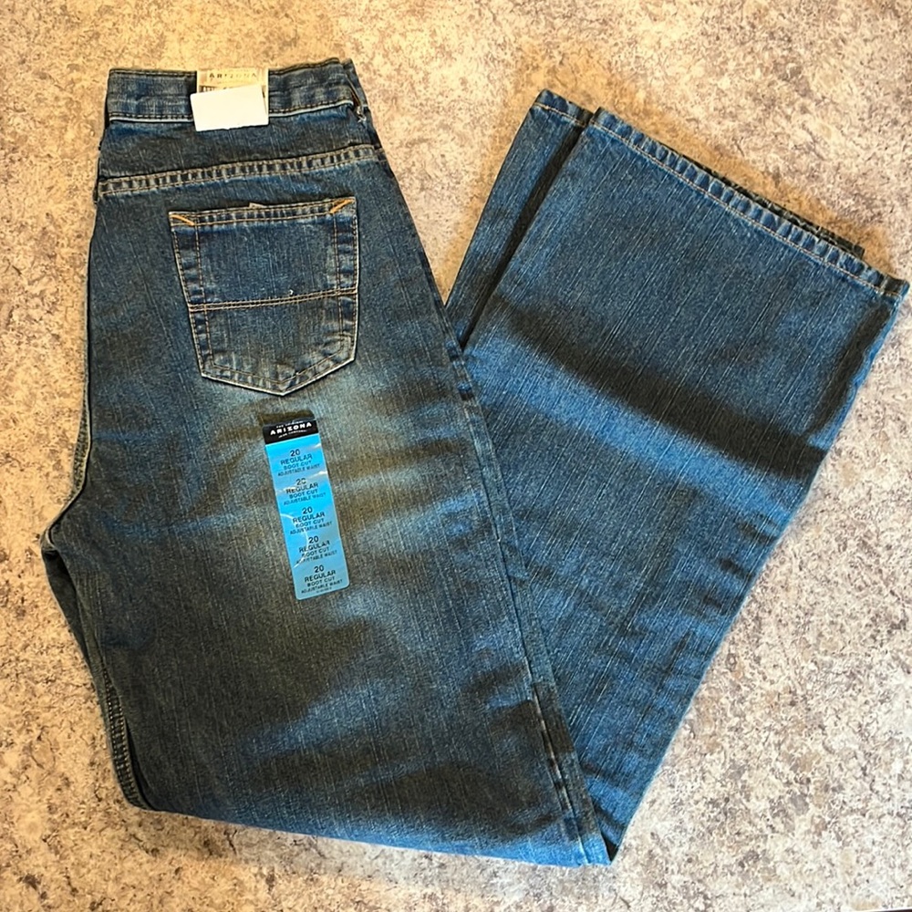 NWT Boys Arizona Jeans size 20 Bootcut
